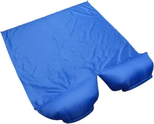 4Pcs Inflatable Travel Sleeping Mat Double Person Dampproof Pad with Reusable Ground Nails for Compact Lightweight Design for Beach Camping Hiking Blue