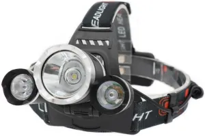 5000 Lumens Max Headlamp,3 LED 4 Modes headlight, Hands-free water-resistant Flashlight, Power Bank, Rechargeable Led head lamp for Outdoor Sports Not included 2 Lithium Batteries (Black)