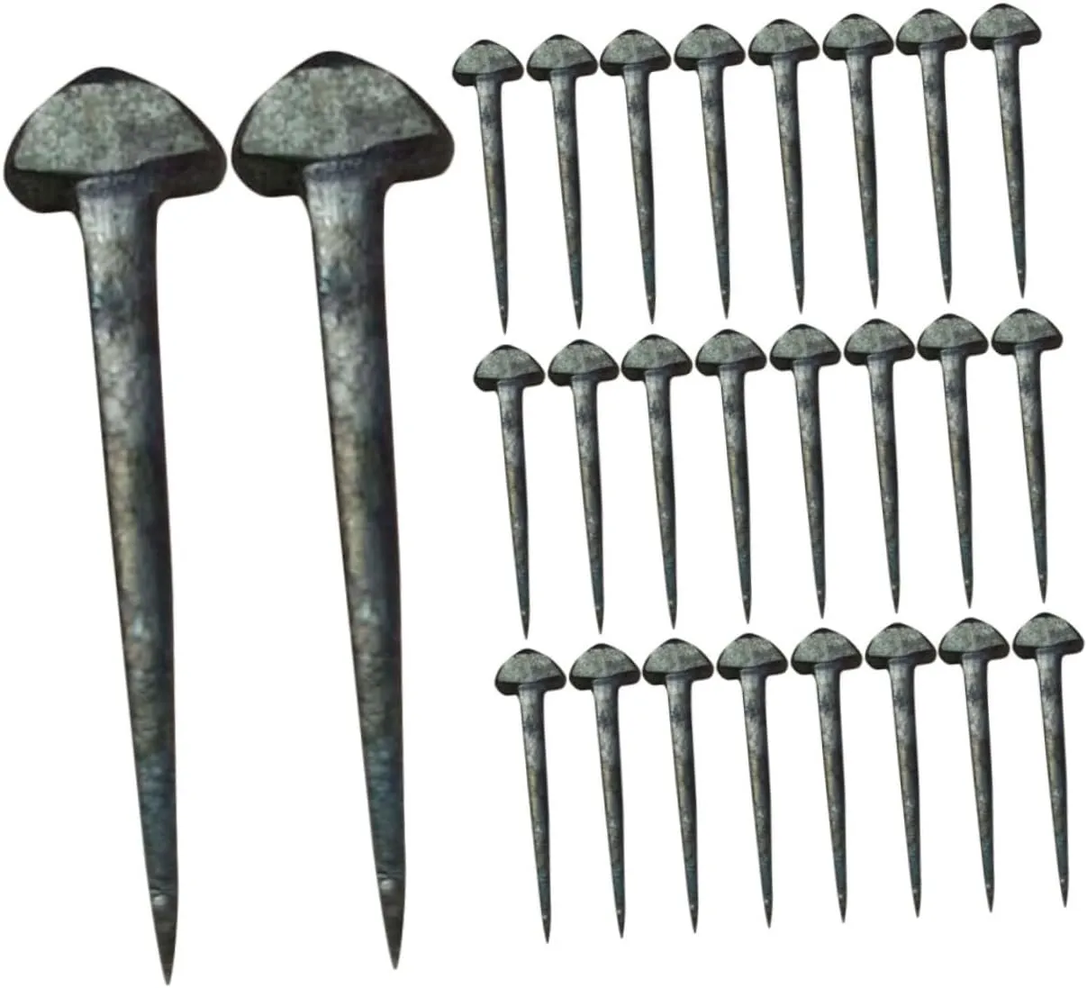 50Pcs Horseshoe Nails for Horseshoe Repair Lightweight Durable Fixators for Horse Equipment Essential Hoof Tools for Stable Care