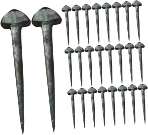 50Pcs Horseshoe Nails for Horseshoe Repair Lightweight Durable Fixators for Horse Equipment Essential Hoof Tools for Stable Care