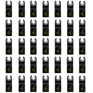 50Pcs Wood Oscillating Multitool Saw Blade Oscillating Tool Blades Multi Tool Blades Kits Plastic Metal Universal Fit Dewalt Ryobi Milwaukee Makita Rockwell Dremel Bosch Chicago Craftsman Fein