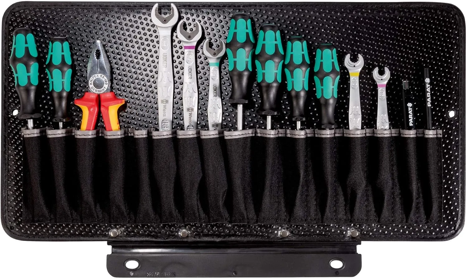 591001161 Tool Board (2-Sided, for Tool Box, Many Pockets, Colour Black, Tool Holder)