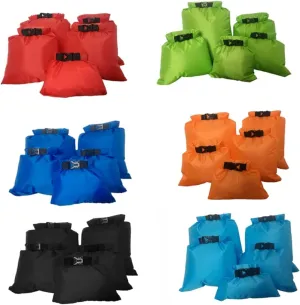 5pcs Waterproof Floating Dry Bag for Kayaking Boating Camping Waterproof Pouch Roll-top Closure 1.5l-6l