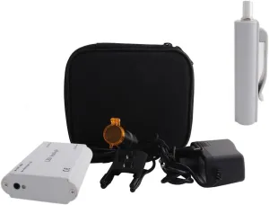 5W Headlamp for Loupes Lab Magnifier Magnification Binocular Belt-Clip 4 Colors (Silver)