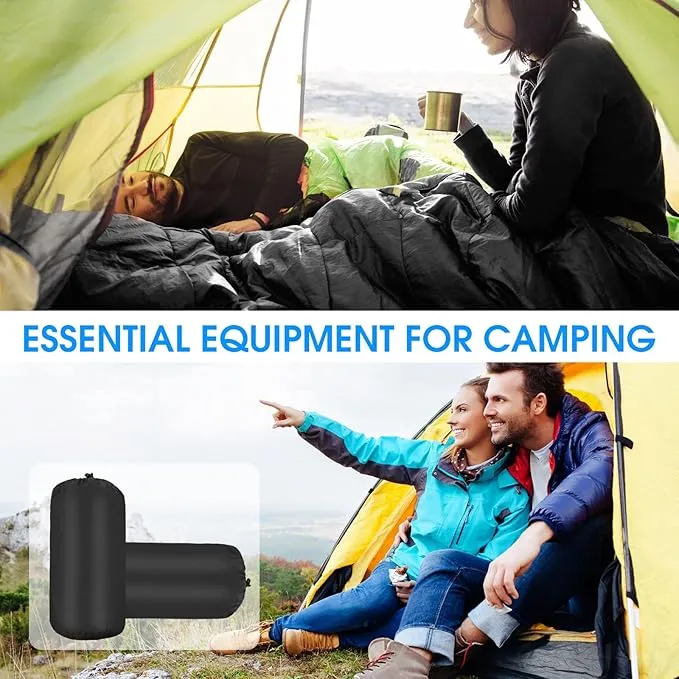 6 Pack Sleeping Bags for Adults Sleeping Bags 4 Season Warm Envelope Sleeping Bags Lightweight Waterproof Sleeping Bags with Compression Sack for Outdoor Camping Backpacking Hiking