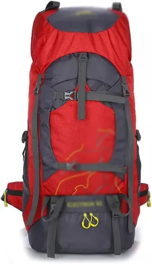60L Outdoor Backpack Multi Pocket Camping Bag Hiking Backpack Large Capacity(C)