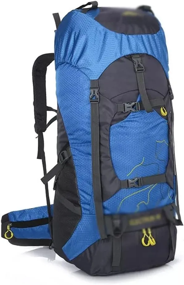 60L Outdoor Backpack Multi Pocket Camping Bag Hiking Backpack Large Capacity(C)