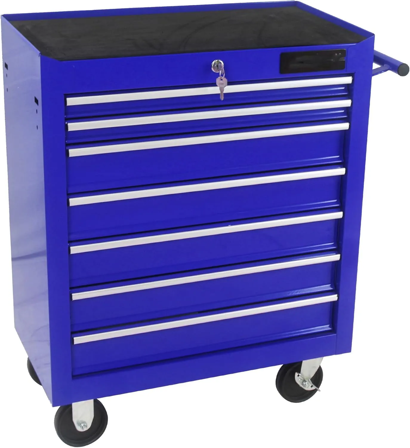 7 Drawer Rolling Tool Chest,Blue Large Toolboxes On Wheels,Locking Tool Cart, Tool Cabinets for Garage,Workshop,Repair Shop