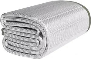 7mm Camping Mat Foam Foil Blanket for Camping Foam Pad Insulating Foil Mat Waterproof Double-Sided Moisture-Proof Foldable Sleeping Tent Pad Thermal Aluminum Camping mat for Reflecting Heat