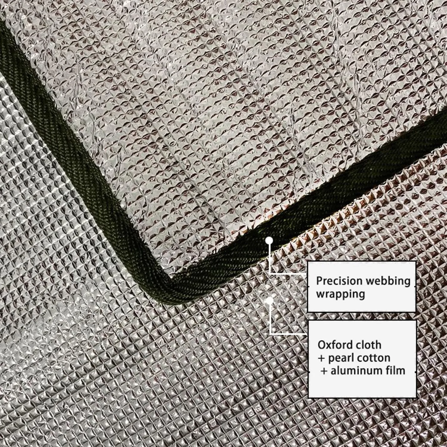 7mm Camping Mat Foam Foil Blanket for Camping Foam Pad Insulating Foil Mat Waterproof Double-Sided Moisture-Proof Foldable Sleeping Tent Pad Thermal Aluminum Camping mat for Reflecting Heat