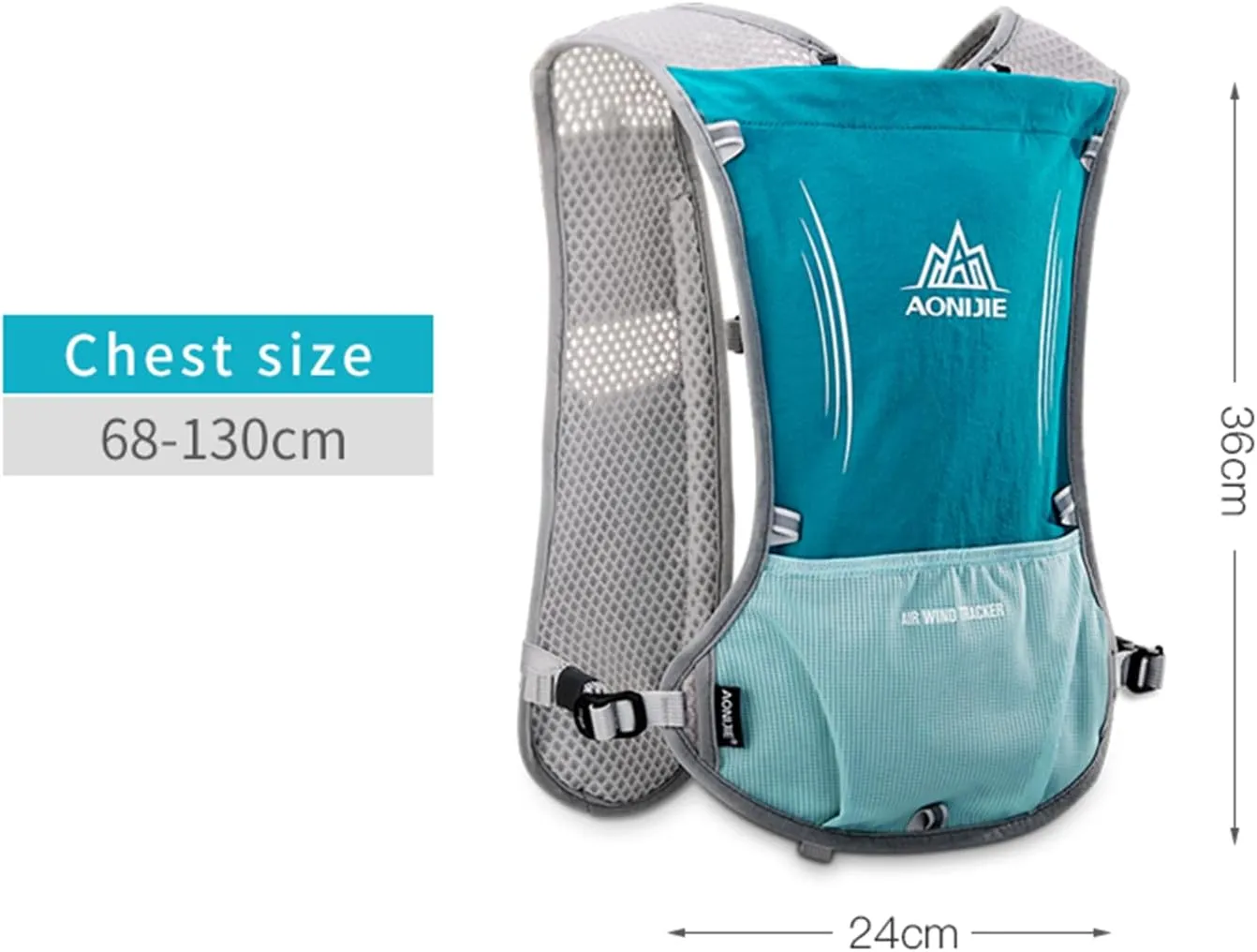 8L /5L Lightweight Hydration Backpack Hydration Vest Outdoors for Trail Marathoner Running Race-AONIJIE