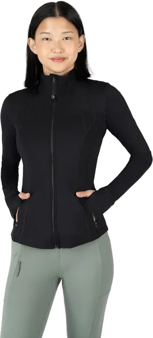 90 Degree By Reflex Women’s Lightweight, Full Zip Running Track Jacket