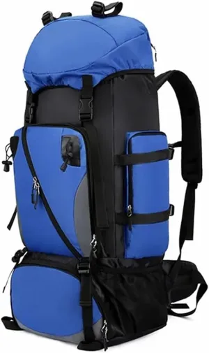 90L Travel Camping Rucksack Large Nylon Hiking Climbing Sports Bag Trekking Mountaineering Big Capacity Backpack