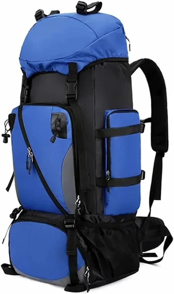 90L Travel Camping Rucksack Large Nylon Hiking Climbing Sports Bag Trekking Mountaineering Big Capacity Backpack