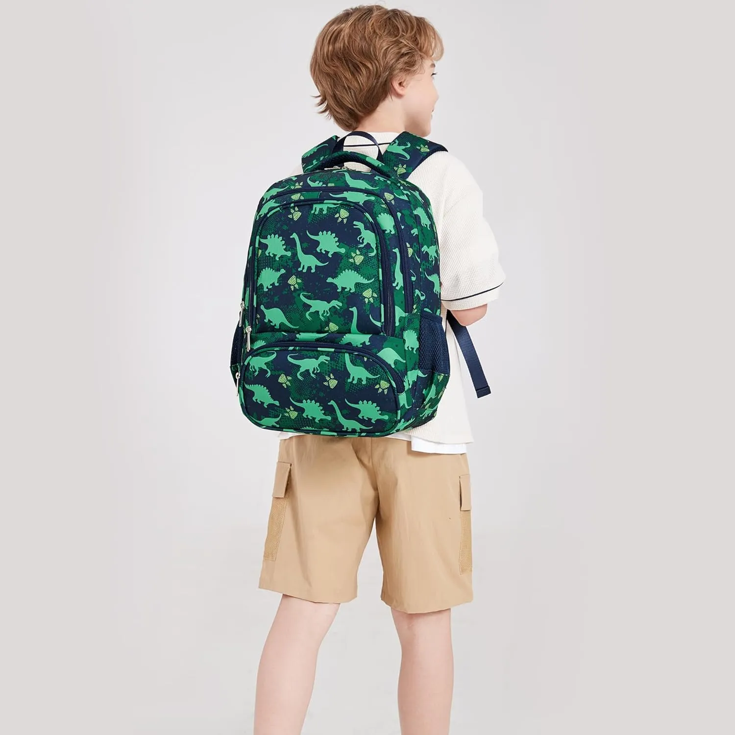 abshoo Dinosaur Backpack For Boys Kindergarten Elementary Bookbag Lightweight Kids School Bag (Dinosaur)