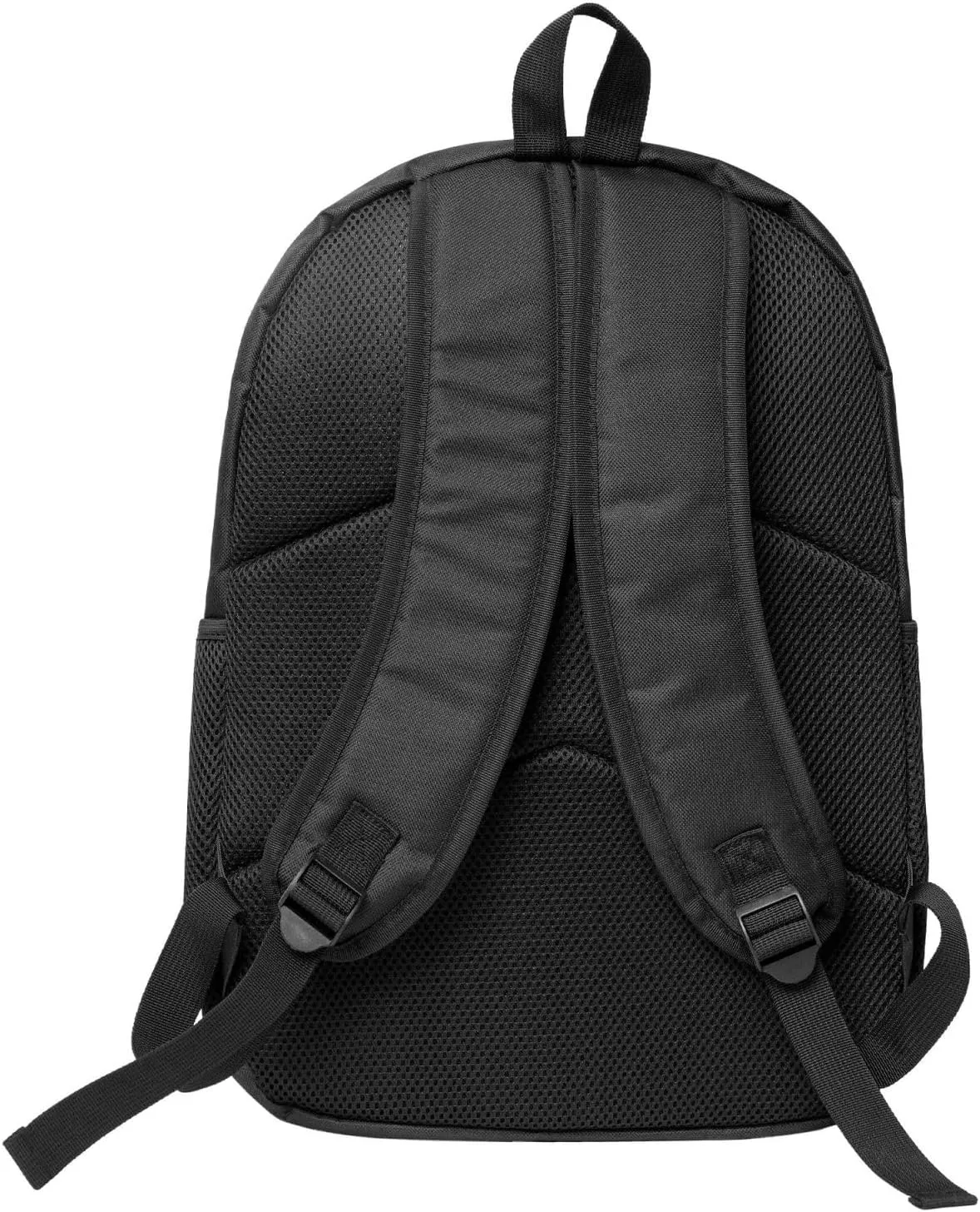 Abstract Surf Pattern With Palm Trees Backpack, 17 Inch Travel Business Laptop Backpack For Women Men