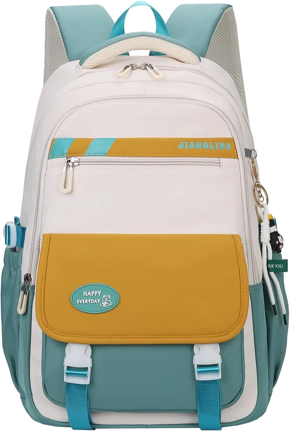 Aesthetic Backpack for Girls Cute Kids Bookbag Elementary Middle School Backpack for Teens Lightweight Classic Travel Backpack
