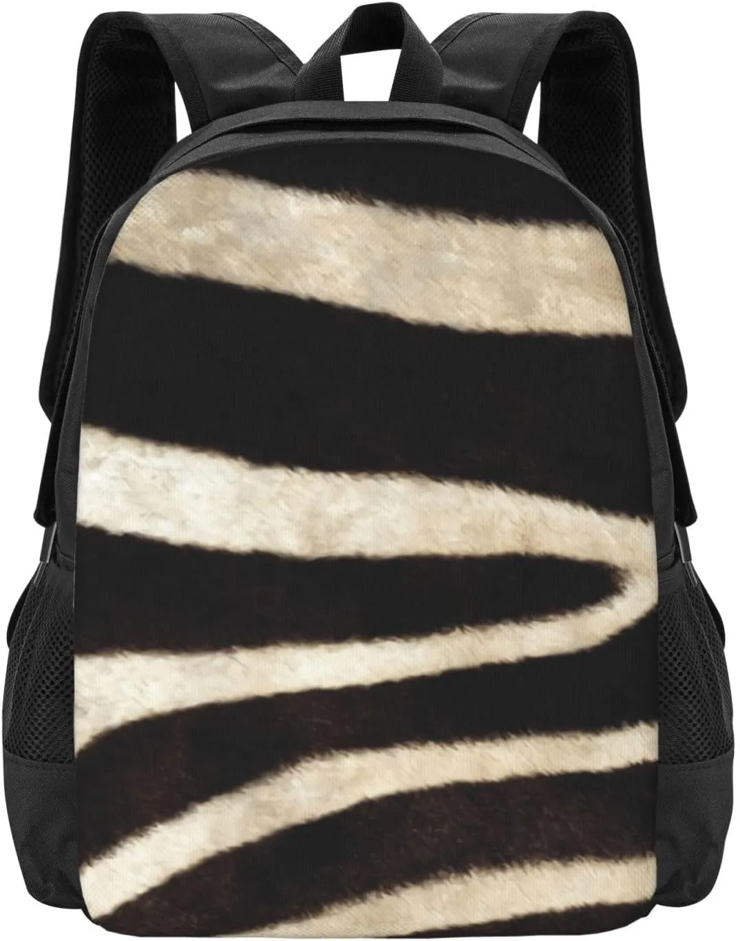 African Zebra Print Lightweight Packable Backpack Travel Casual Hiking Daypack Foldable Backpack For Men Women