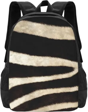 African Zebra Print Lightweight Packable Backpack Travel Casual Hiking Daypack Foldable Backpack For Men Women