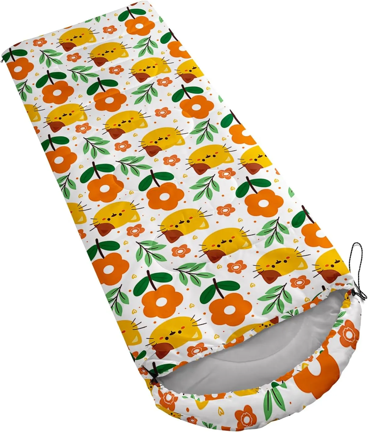 AILONEN Black & Gold King Crown Sleeping Bag for Boys Girls,Warm and Cool Weather,Lightweight,Waterproof Backpacking,King and Queen Money Dollar Printed Sleeping Bag for Camping
