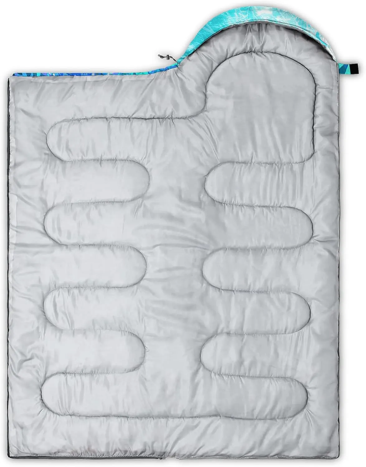 AILONEN Boys Bull Skull Camping Sleeping Bags,Lightweight & Waterproof,3 Season Warm & Cool Weather,Cow Fur Cowhide Western Sleeping Bags,Travelling,Outdoors