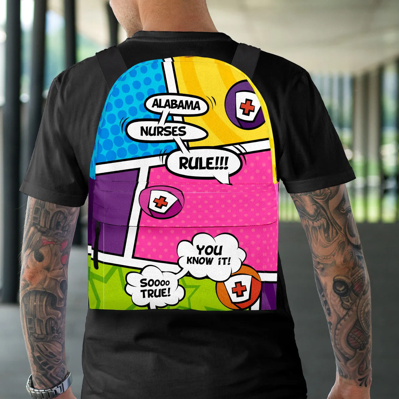 AL Comic Nurse Backpack