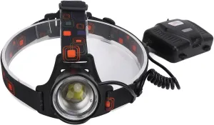 Alomejor Adjustable Angle Telescopic LED Headlamp with High Power,Waterproof Headlight for Outdoor Hiking Construction (P50 LED Bead)