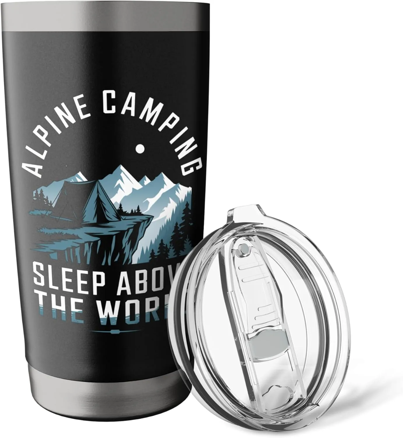 Alpine Camping Sleep Above the World Alpine Camping Stainless Steel Insulated Tumbler