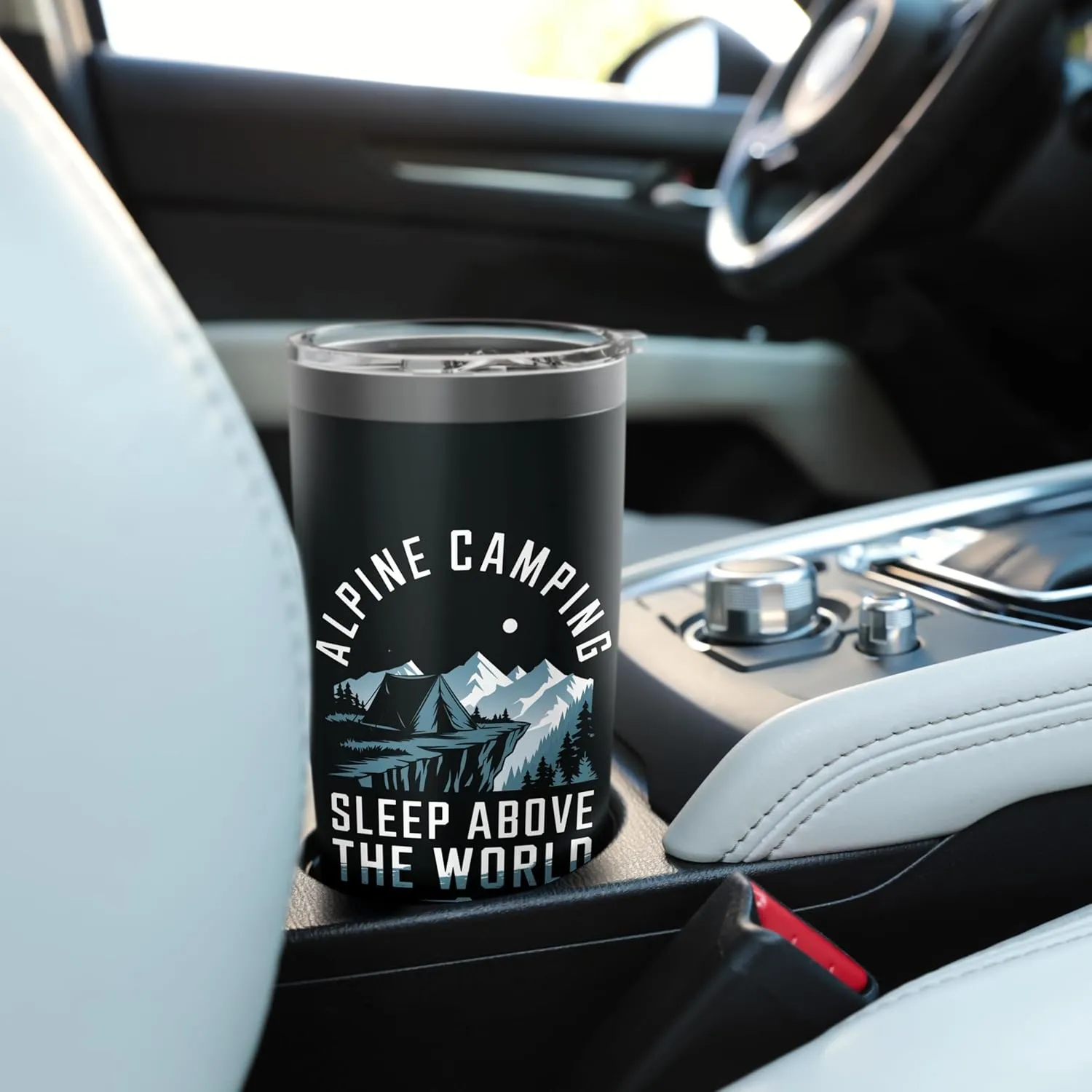 Alpine Camping Sleep Above the World Alpine Camping Stainless Steel Insulated Tumbler