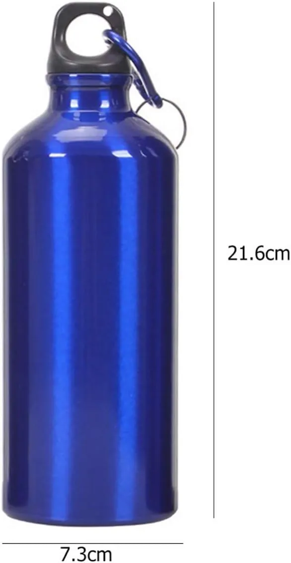 Aluminum Water Bottle - Narrow Mouth Sport Water Bottle with Screw Lid Looped, Vacuum Insulated & BPA Free, Portable Outdoor Water Bottle