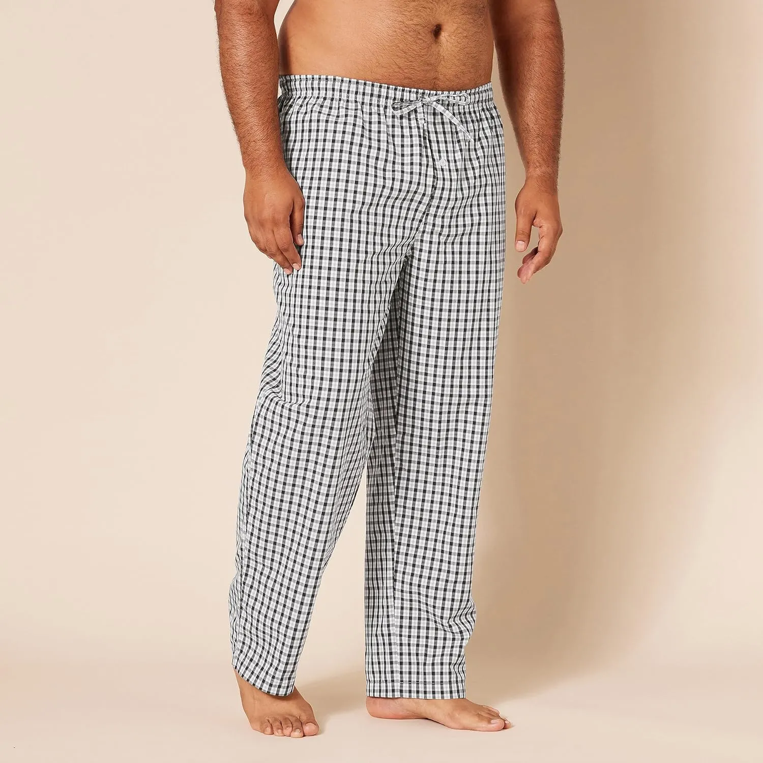 Amazon Essentials Men's Straight-Fit Woven Pajama Pant