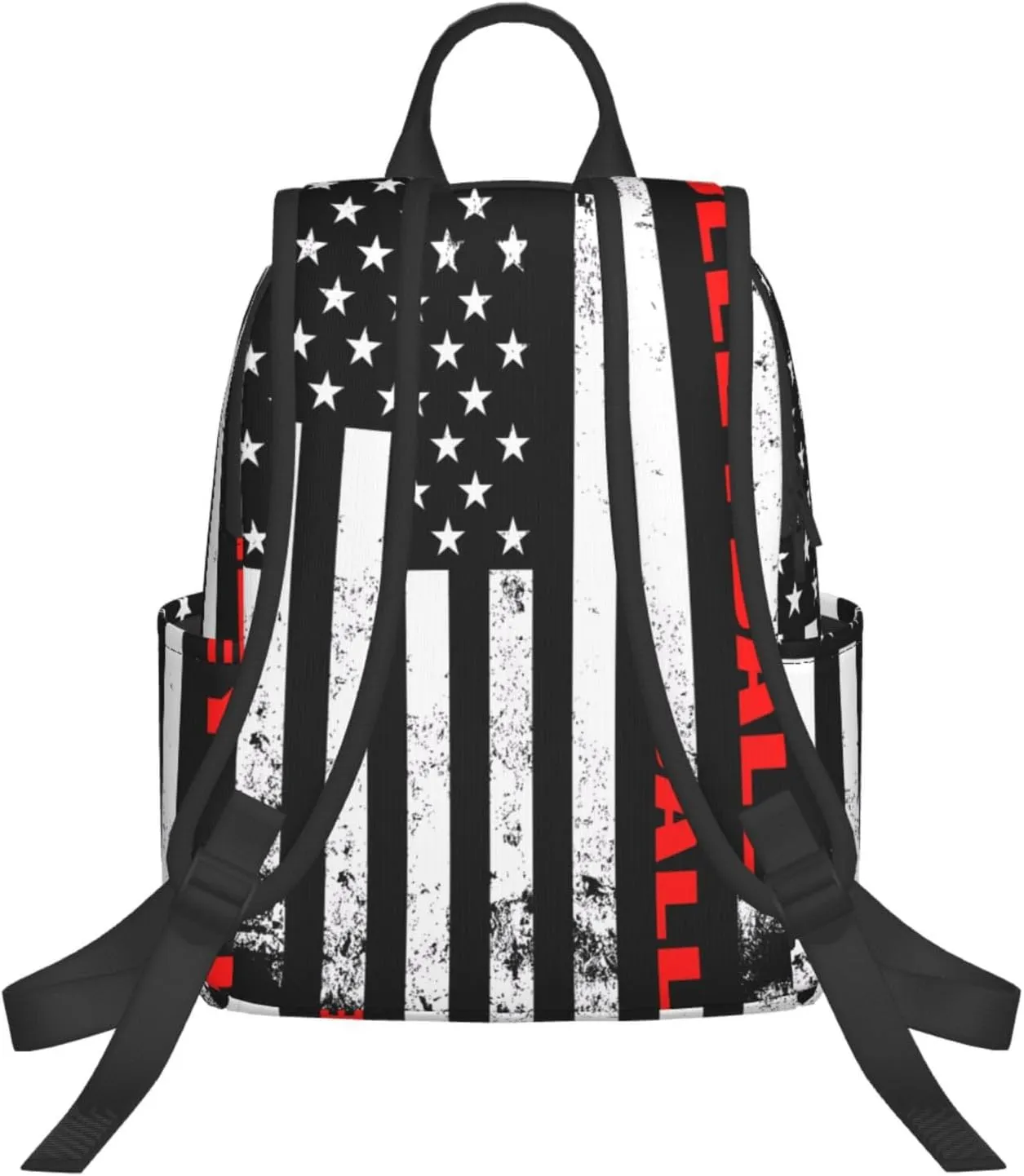 American Flag Volleyball Sport Casual Backpacks Laptop Backpack Outdoor Travel Rucksack Sport Carry-On Daypack Lightweight Bag with Multi-Pockets