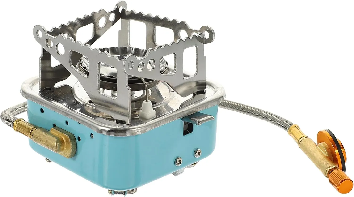 Angoily Folding Stove Mini Camp Stove Outdoor Camping Stove Portable Gas Stove for Backpacking Camping Hiking and Picnic with