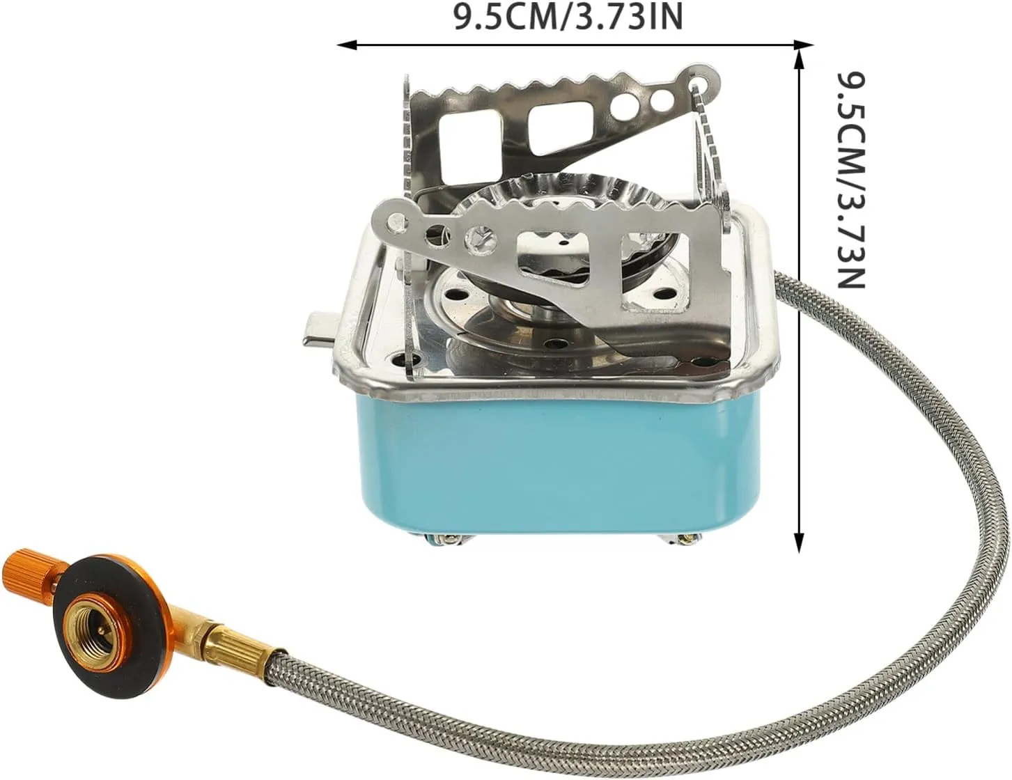 Angoily Folding Stove Mini Camp Stove Outdoor Camping Stove Portable Gas Stove for Backpacking Camping Hiking and Picnic with