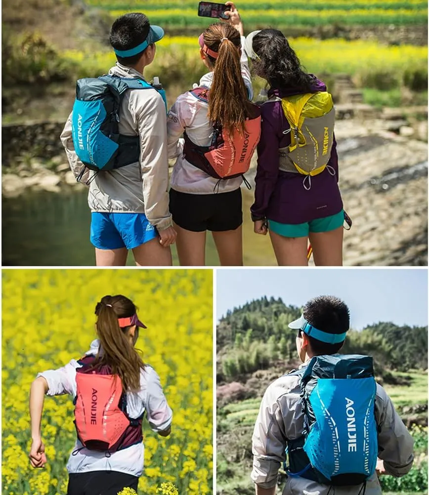 AONIJIE 18L Large Capacity Lightweight Running Hydration Vest with 14 Pocket, Running Backpack for Hiking,Camping Biking