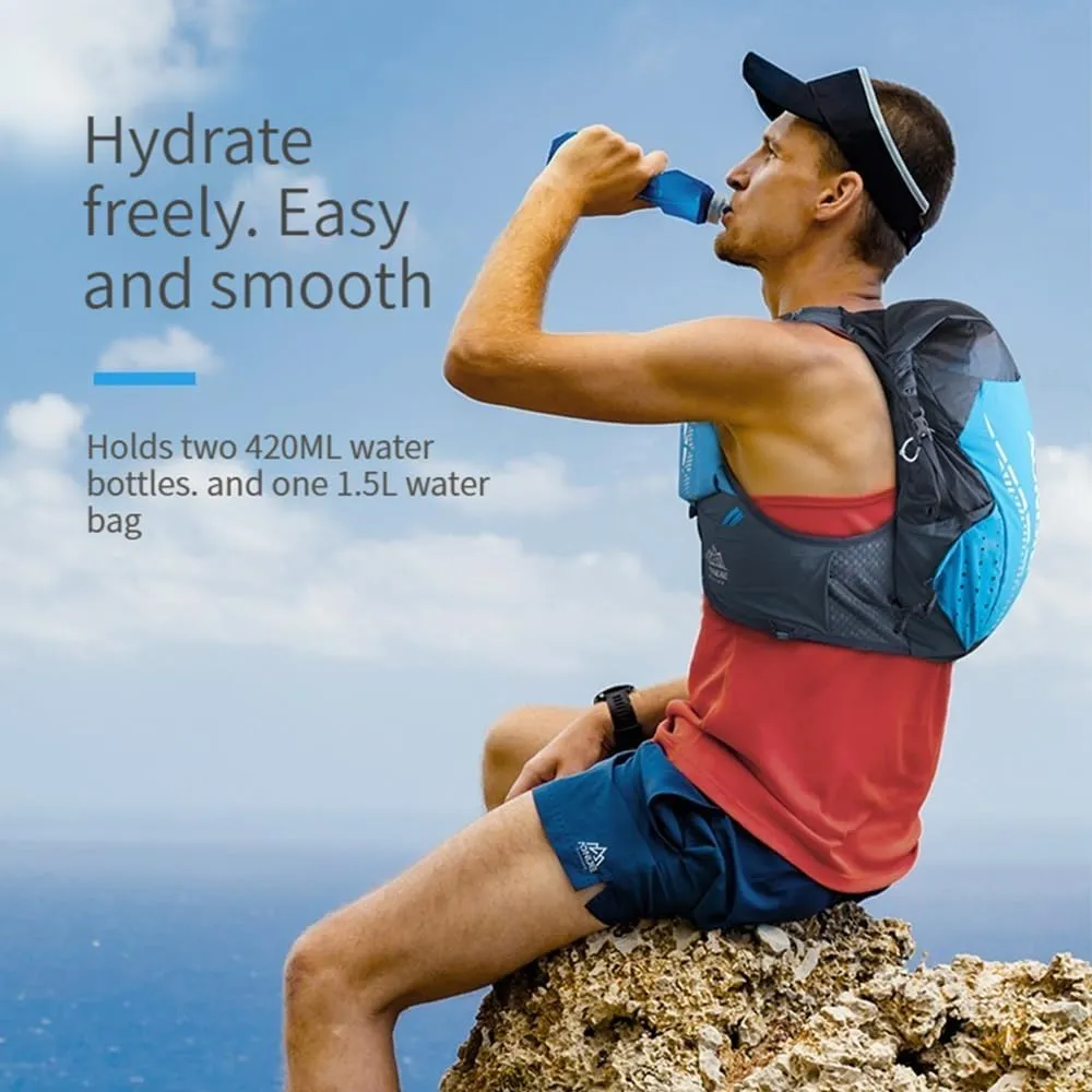 AONIJIE 18L Large Capacity Lightweight Running Hydration Vest with 14 Pocket, Running Backpack for Hiking,Camping Biking
