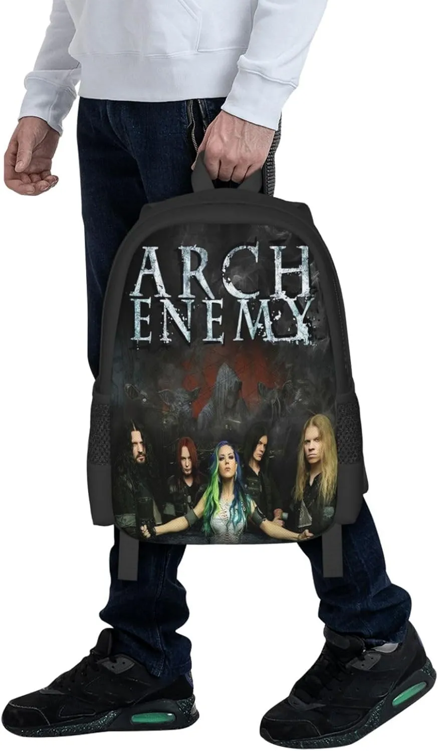 Arch Bridge Enemy School Backpack for Men Women College Bookbag Lightweight Backpack Casual Daypack