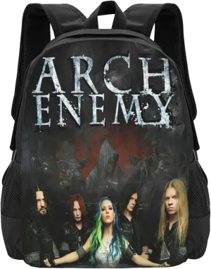 Arch Bridge Enemy School Backpack for Men Women College Bookbag Lightweight Backpack Casual Daypack