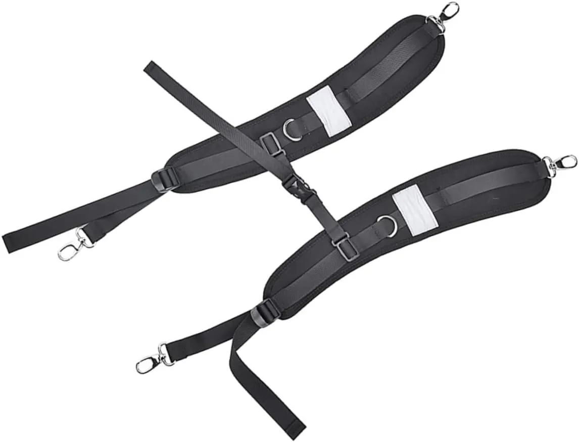 ARTIBETTER 1pair Adjustable Neoprene Shoulder Straps Replaceable Double Shoulder Straps for Outdoor Sports Fitness and Travel Lightweight and Backpack Accessories