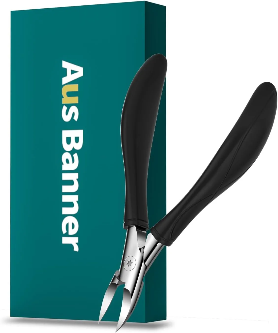 AUSBANNER German Nail Clippers, Toenail Clippers for Ingrown or Thick Toenails, Fingernails for Men and Seniors, Recommended by Podiatrists, Professional Toenail Trimming Beauty Tool