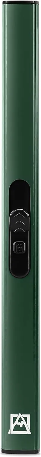 Avalanche Slim Arc Extra Reach Electric Lighter | Fuel-Free Rechargeable With USB for Indoor and Outdoor Use | Green (MA1082-GNA)