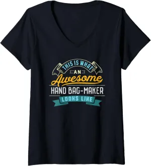Awesome Job Occupation Graduation V-Neck T-Shirt