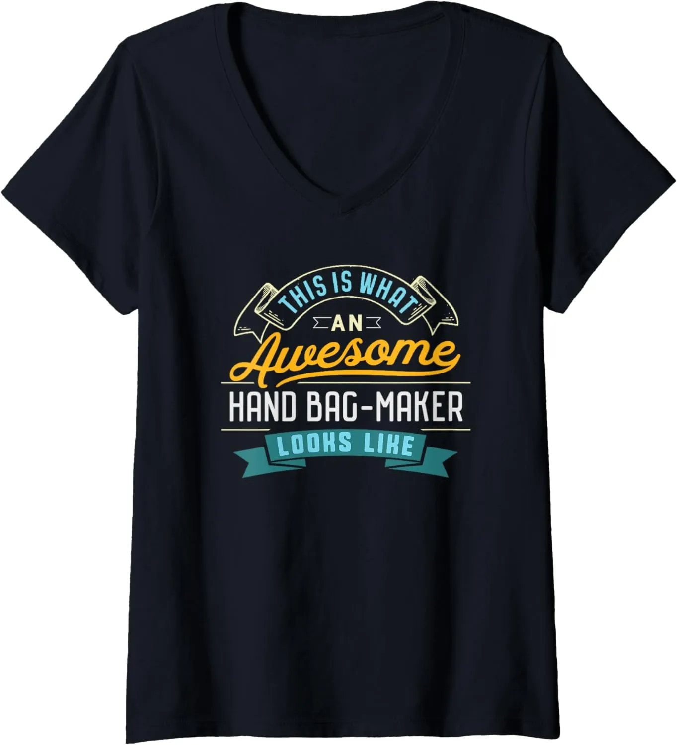 Awesome Job Occupation Graduation V-Neck T-Shirt