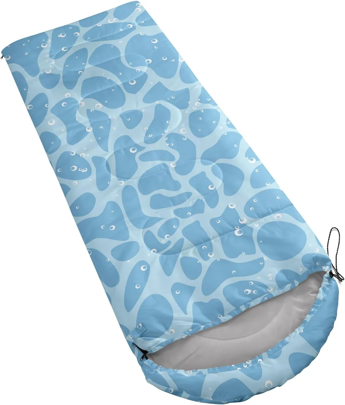 Axolotl Black Cats Sleeping Bag for Kids Boys Girls–Lightweight Warm Cold Weather Sleeping Bags,Waterproof Portable Sleeping Bag for Camping,Backpacking Camping Sleeping Bag,Kids Sleeping Bags,Orange