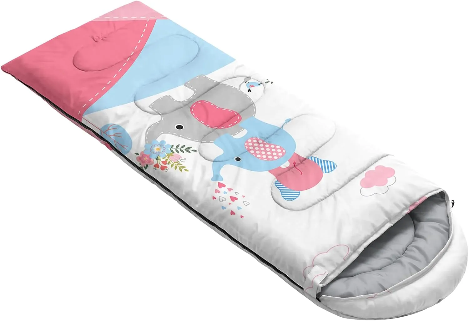 Axolotl Race Car Stripes Sleeping Bag,3 Season Warm and Cool Weather Boys Extreme Gaming Sleeping Bag for Boys Men,Waterproof Lightweight Red Cool Car Sleeping Bag for Traveling,Outdoors Camping