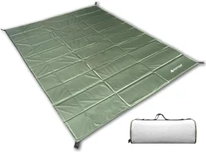AYAMAYA Foam Sleeping Pad for Camping, Extra Large 7.6 x 6.1 FT Foldable Waterproof Camping Mat with Integrated Storage Bag,Lightweight & Soft Tent Footprint Inner Mat for Picnic,Backpacking,Hiking