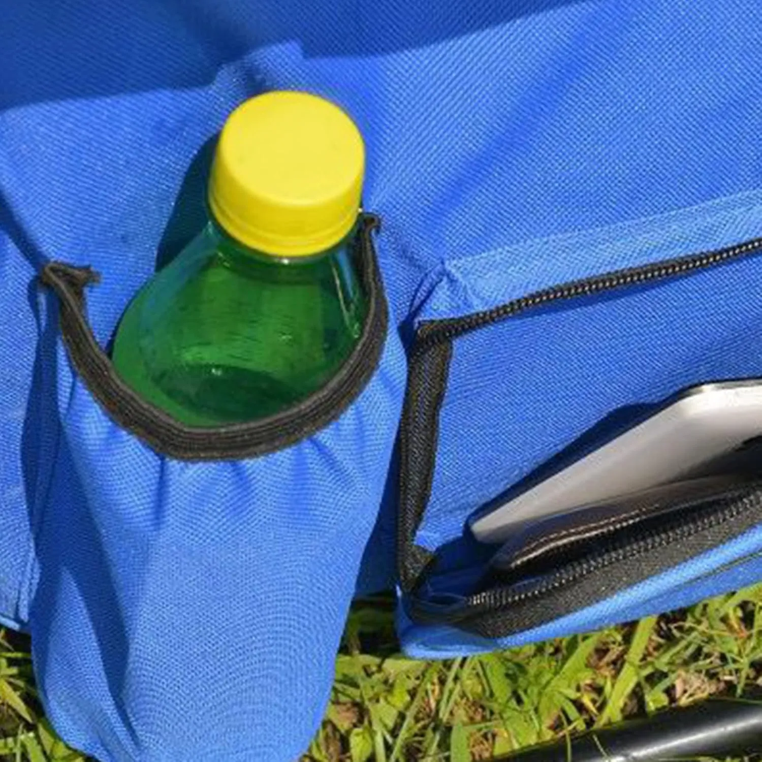 Backpack Cooler Chair, Portable Chair Backpack Folding Stool, Multi Pocket Design, Lightweight Large Capacity Folding Camping Stool for Travel Beach Hiking Picnic