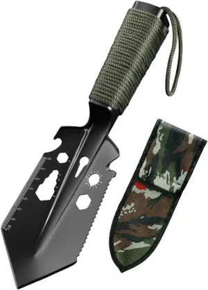 Backpacking Shovel Multi-Purpose Hand Shovel for Digging Survival Multitool Survival Tool Survival Multitool