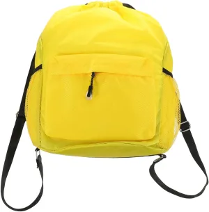 balacoo Large Capacity Drawstring Backpack for Travel Sports Multi Compartment Design Ergonomic Dual Shoulder Straps Stylish Oxford for Men and Women