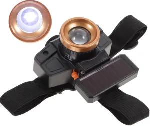 balacoo Multi-Function Headlamp Green Fishing Light Solar Charging Rechargeable Random
